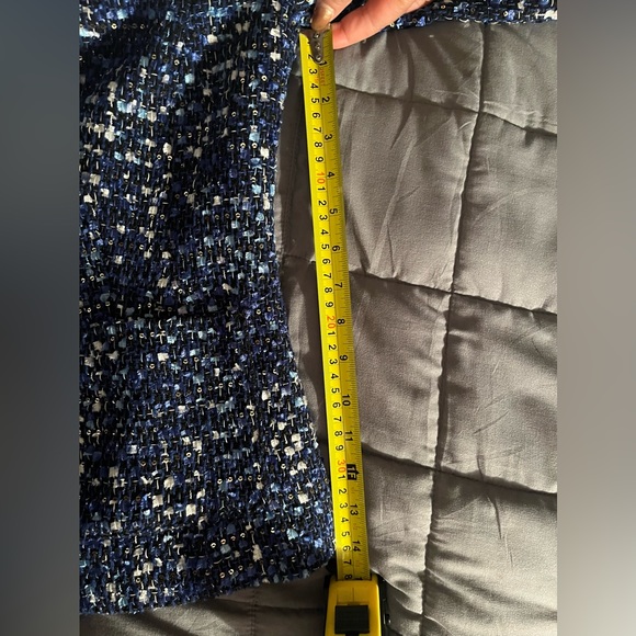 New - Joan Rivers Sparkling blue and white blazer. Never worn. - Picture 8 of 11